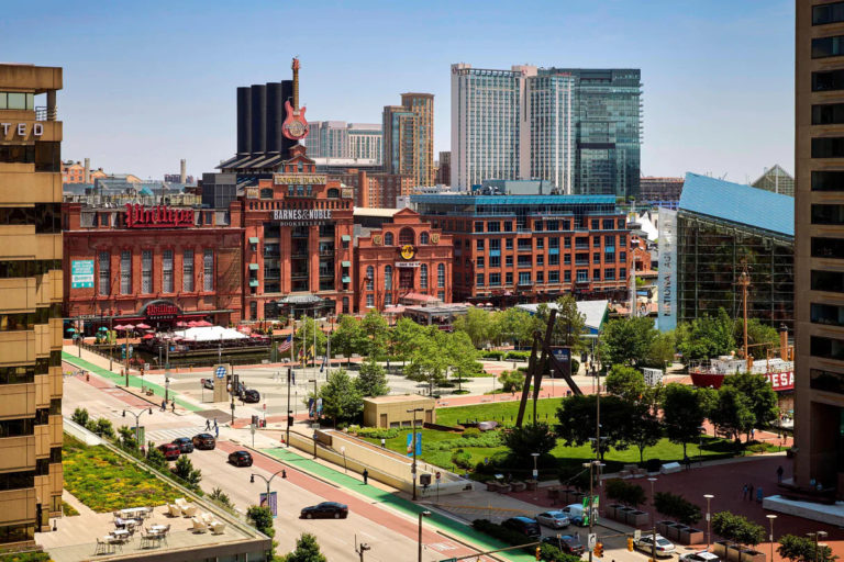 Baltimore Renaissance Harborplace Hotel view